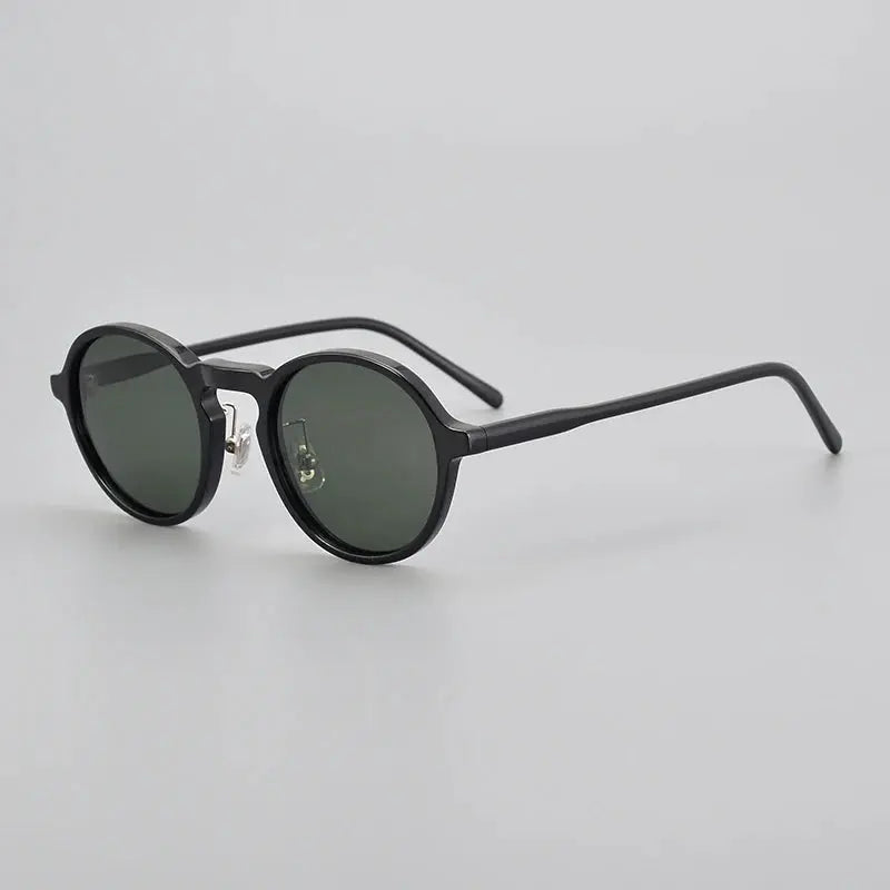 Unisex Round Full Rim Acetate Prescription Glasses 14543 — view 4 | Rx Spectacle