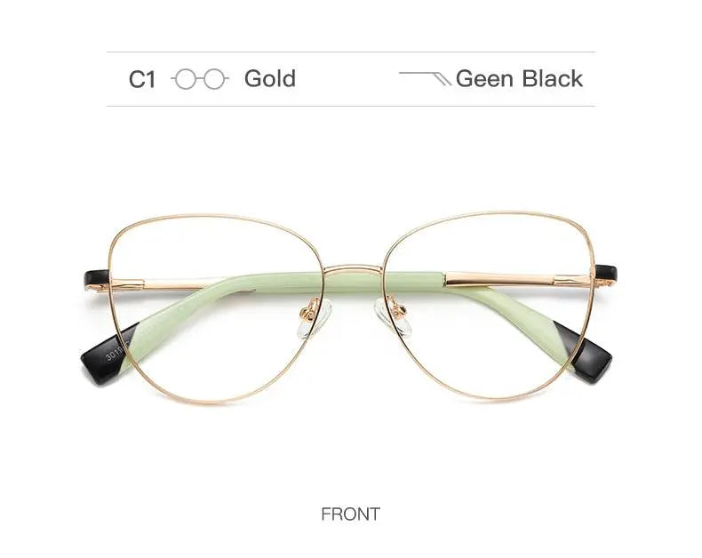 Women's Cat Eye Full Rim Prescription Glasses 3019 — view 14 | Rx Spectacle