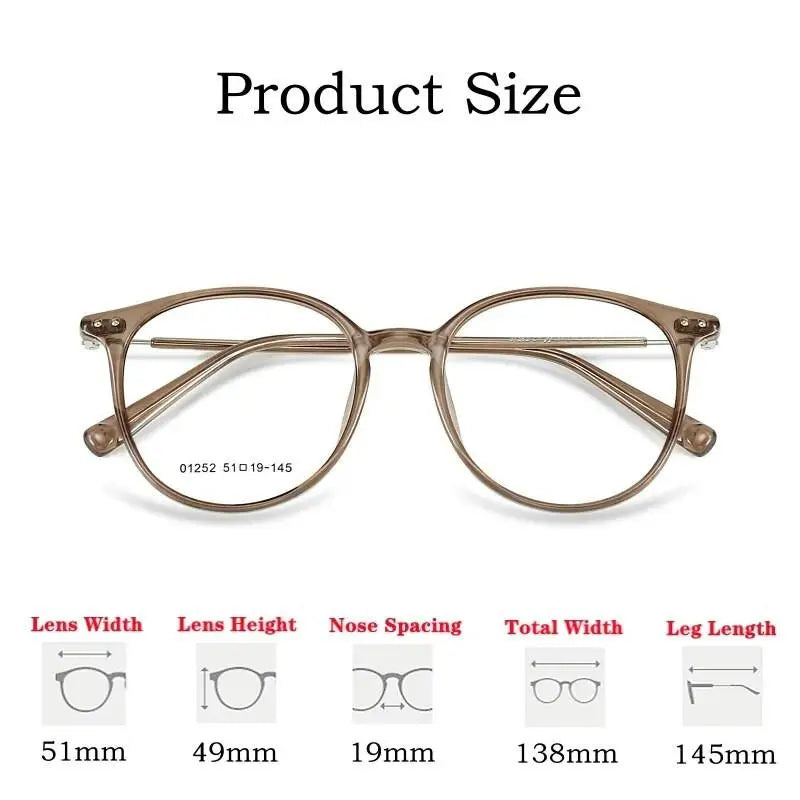 Unisex Square Full Rim TR90 Prescription Glasses 01252 — view 3 | Rx Spectacle