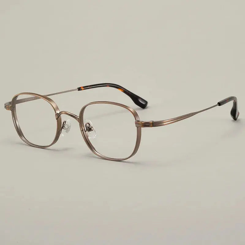 Unisex Oval Full Rim Titanium Prescription Glasses 310520 — view 3 | Rx Spectacle