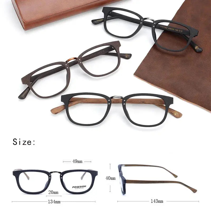 Women's Square Full Rim Alloy Prescription Glasses 87082 — view 2 | Rx Spectacle