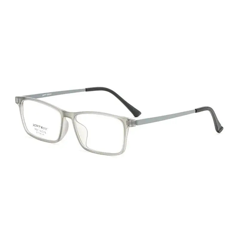 Unisex Square Full Rim Titanium Prescription Glasses 98214 — view 3 | Rx Spectacle