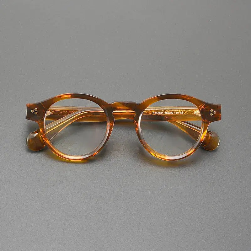 Unisex Oval Full Rim Acetate Prescription Glasses 255011 — view 1 | Rx Spectacle