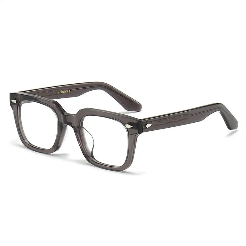 Unisex Browline Full Rim Acetate Prescription Glasses 48140 — view 6 | Rx Spectacle