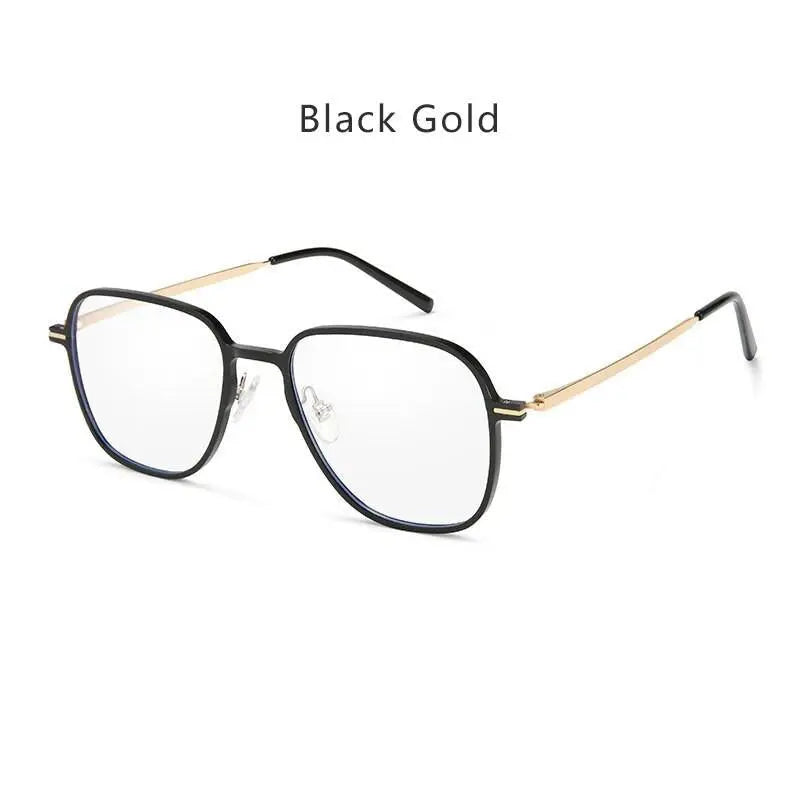 Men's Square Full Rim Oversized Prescription Glasses 6123 — view 3 | Rx Spectacle