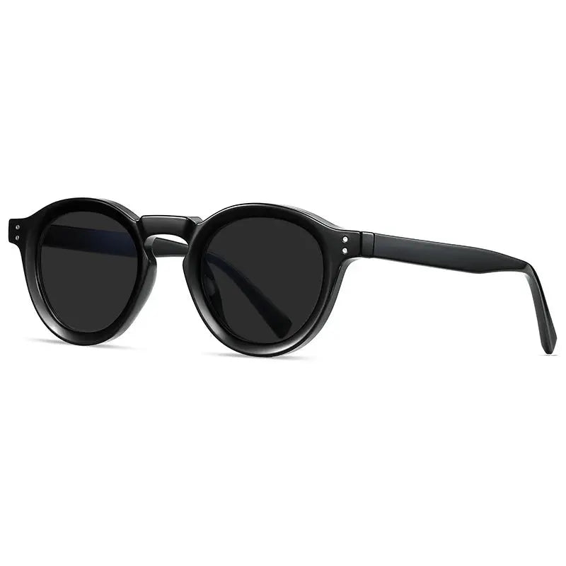 Unisex Round Full Rim Acetate Prescription Glasses Xk2090 — view 10 | Rx Spectacle