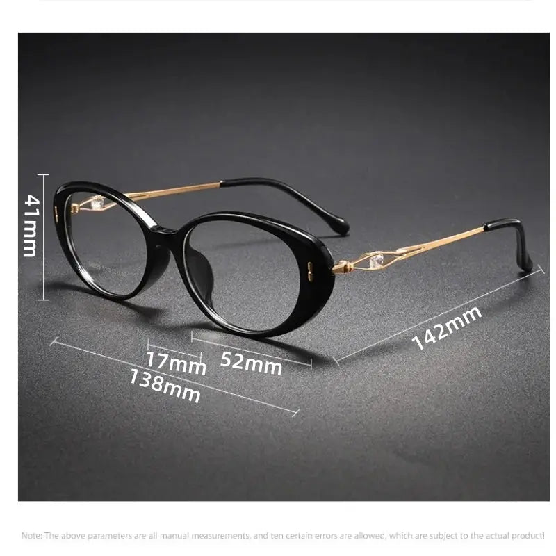 Women's Oval Full Rim TR90 Prescription Glasses 726020 — view 2 | Rx Spectacle