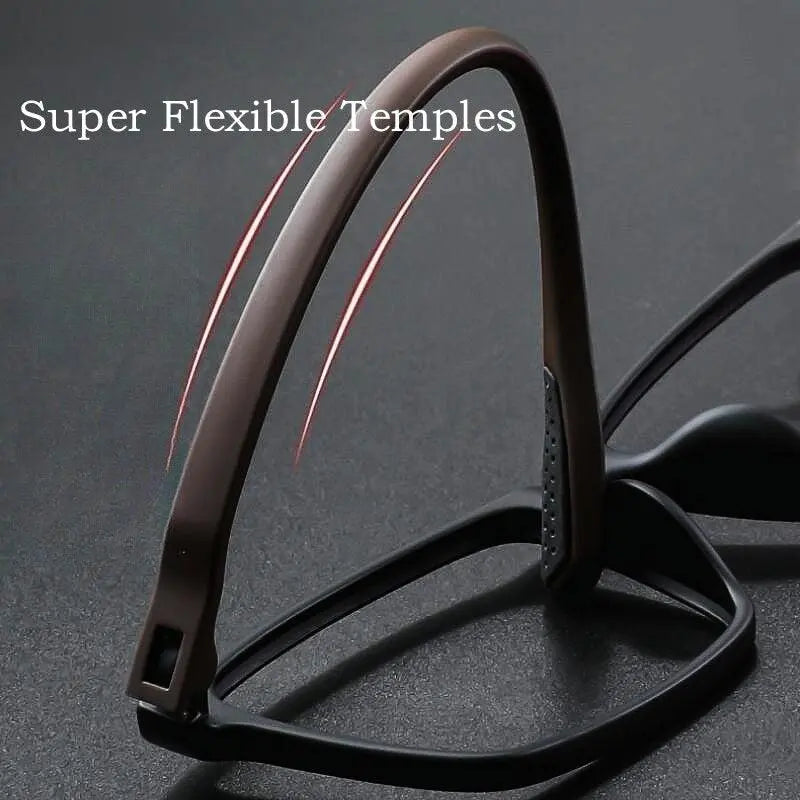 Unisex Square Full Rim TR90 Screwless Prescription Glasses 20-32-33-34 — view 24 | Rx Spectacle