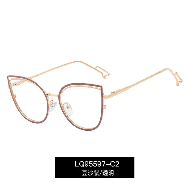 Women's Cat Eye Full Rim TR90 Prescription Glasses 95597 — view 7 | Rx Spectacle
