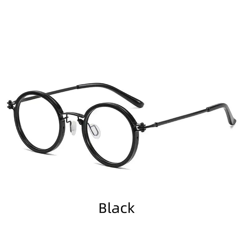 Unisex Round Full Rim Acetate Reading Glasses 10749 — view 4 | Rx Spectacle