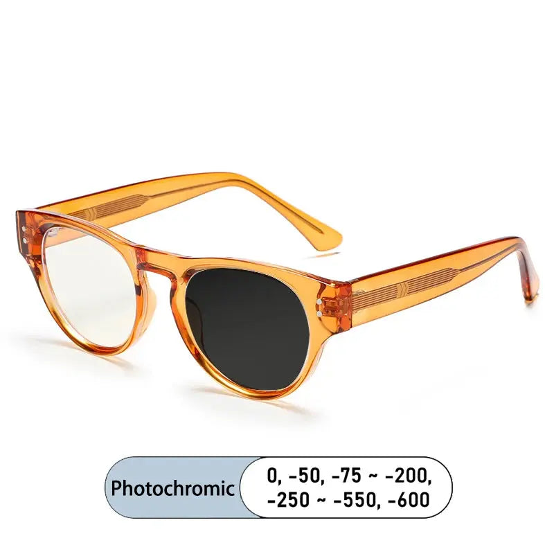 Women's Round Full Rim Acetate Reading Glasses 682528 — view 3 | Rx Spectacle