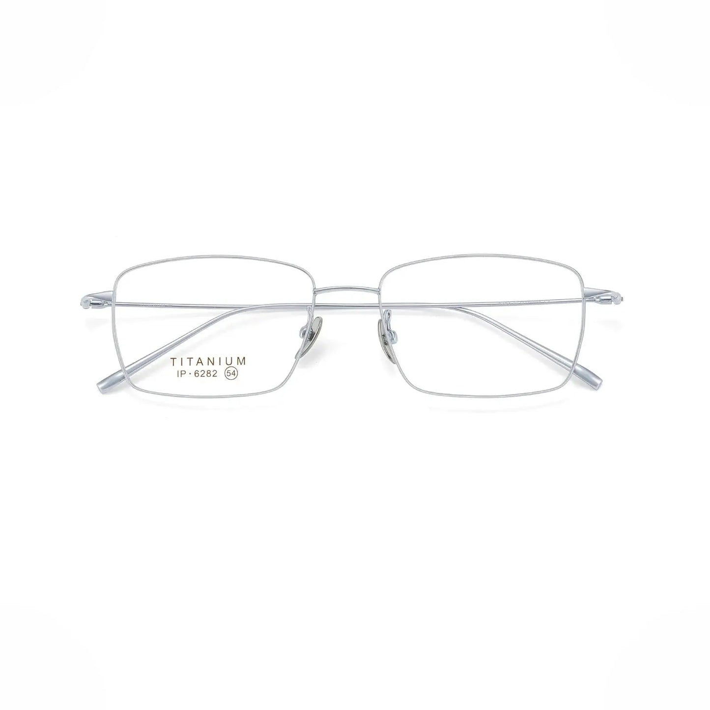 Unisex Polygon Full Rim Titanium Prescription Glasses 76282 — view 5 | Rx Spectacle