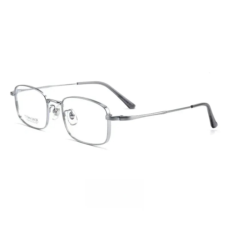 Men's Square Full Rim Titanium Prescription Glasses X15339t — view 6 | Rx Spectacle
