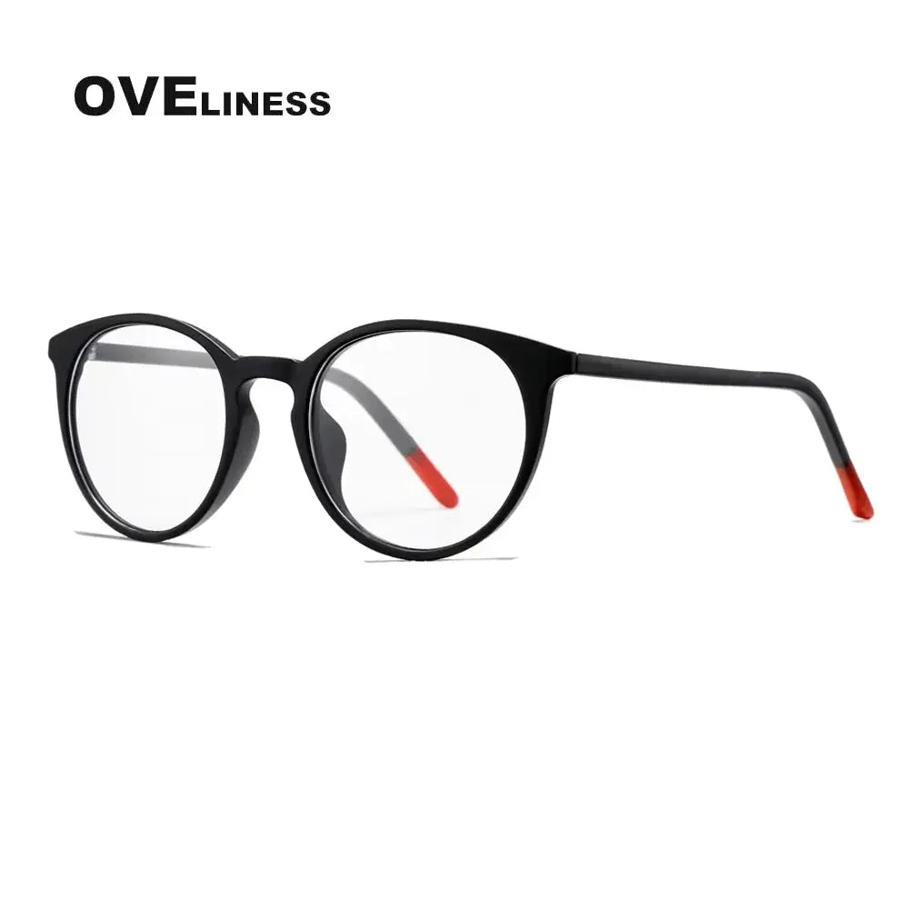 Women's Round Full Rim Titanium Prescription Glasses 927251 — view 4 | Rx Spectacle