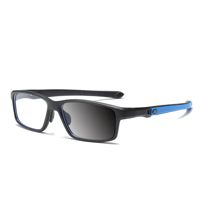 Unisex Rectangular Full Rim Sports Glasses Fj81 — view 12 | Rx Spectacle