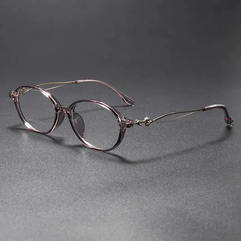 Women's Cat Eye Full Rim TR90 Prescription Glasses 726013 — view 5 | Rx Spectacle