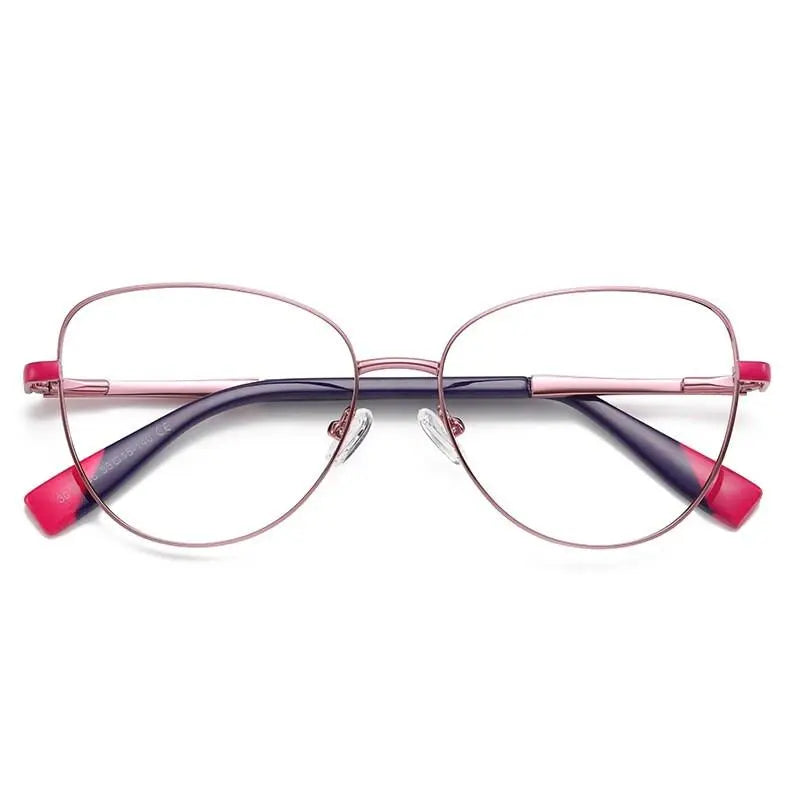 Women's Cat Eye Full Rim Prescription Glasses 3019 — view 7 | Rx Spectacle