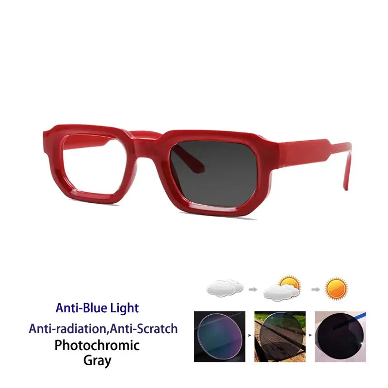 Unisex Square Full Rim TR90 Reading Glasses 71853 — view 13 | Rx Spectacle