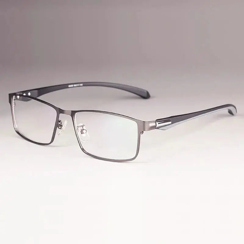 Unisex Square Semi-Rimless TR90 Prescription Glasses 56017 — view 6 | Rx Spectacle
