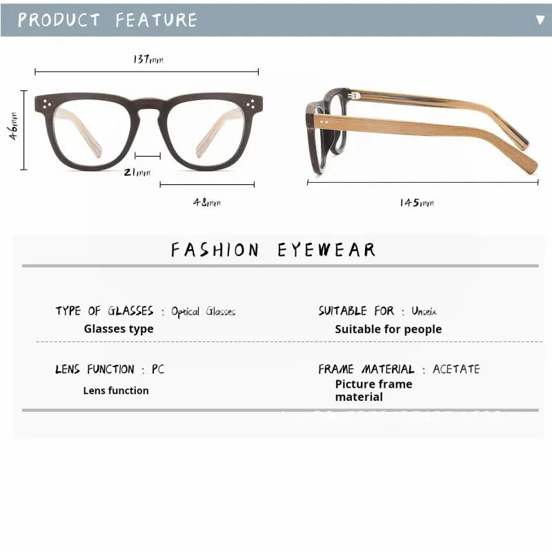 Women's Browline Full Rim Acetate Prescription Glasses 778182 — view 2 | Rx Spectacle