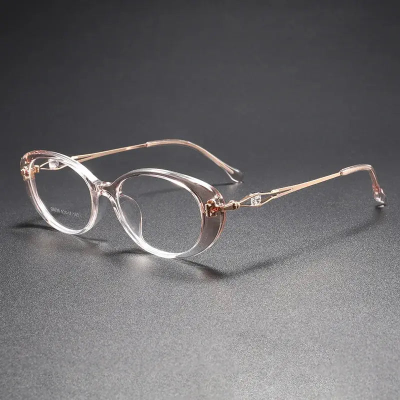 Women's Oval Full Rim TR90 Prescription Glasses 726020 — view 7 | Rx Spectacle