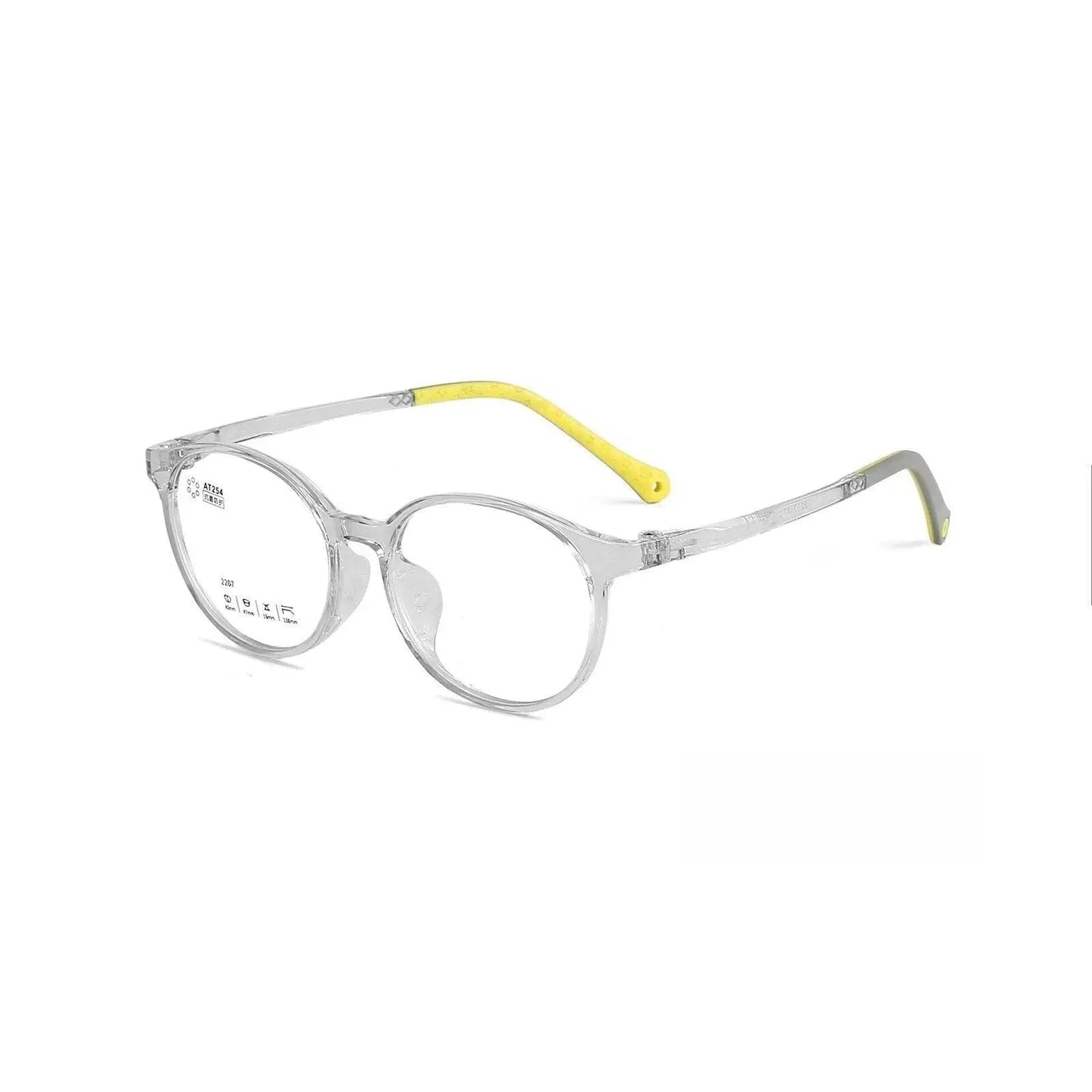 Unisex Round Full Rim TR90 Prescription Glasses 2207 — view 10 | Rx Spectacle