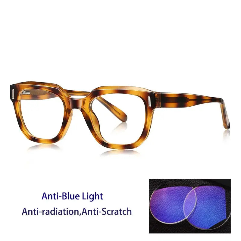 Unisex Square Full Rim TR90 Reading Glasses 78009 — view 6 | Rx Spectacle