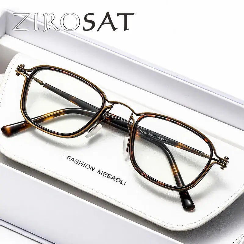 Unisex Square Full Rim TR90 Prescription Glasses 2202-03 — view 2 | Rx Spectacle