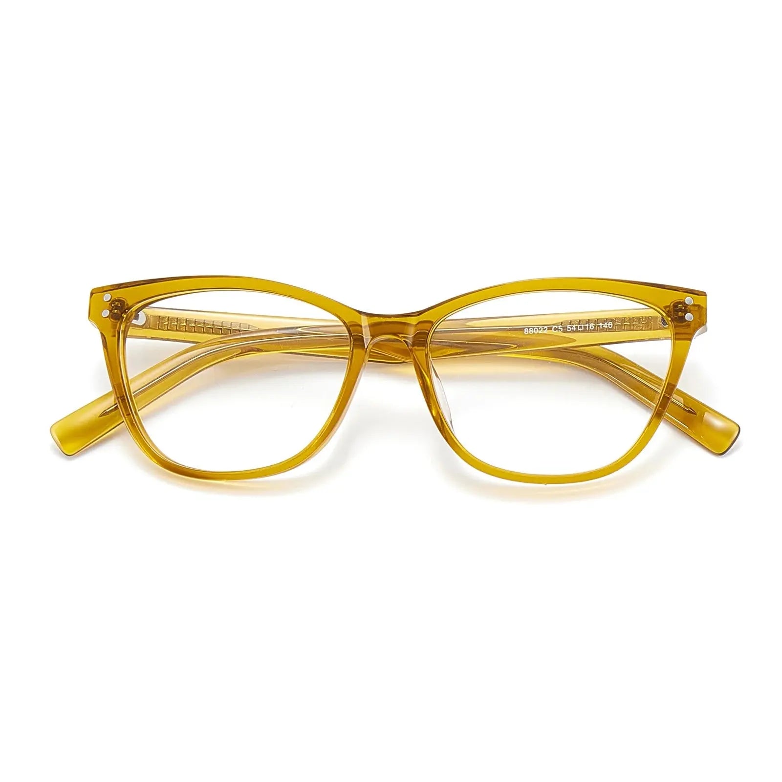 Women's Cat Eye Full Rim Acetate Prescription Glasses 88022 — view 7 | Rx Spectacle