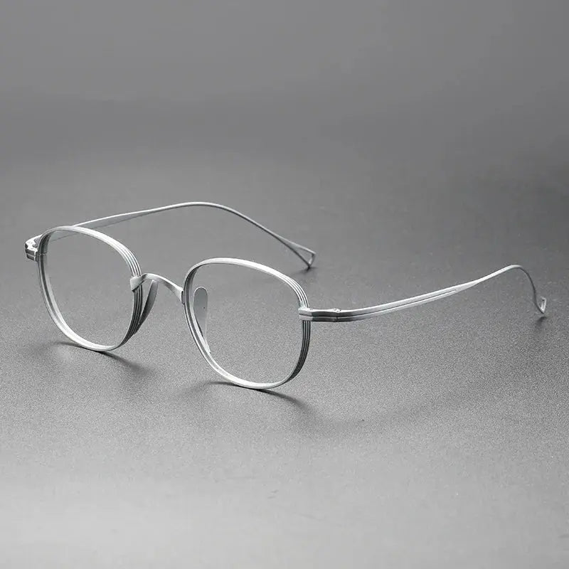 Women's Polygon Full Rim Titanium Prescription Glasses 78016 — view 3 | Rx Spectacle