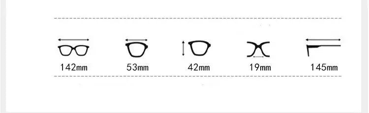 Unisex Square Full Rim Titanium Double Bridge Prescription Glasses 4422 — view 12 | Rx Spectacle