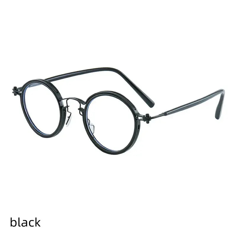 Unisex Round Full Rim Acetate Reading Glasses 2203 — view 5 | Rx Spectacle