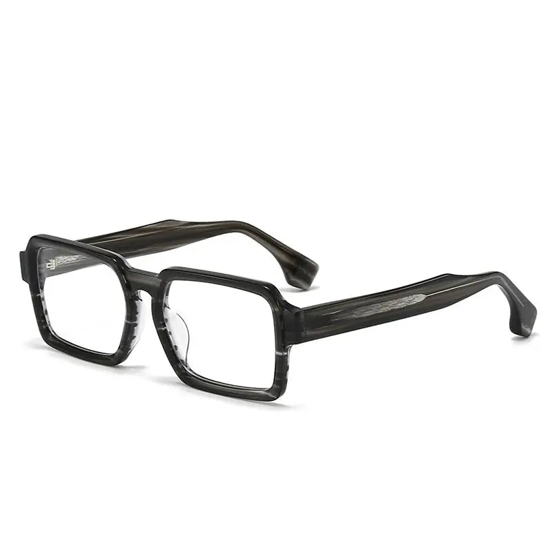 Unisex Browline Full Rim Acetate Prescription Glasses 69278 — view 7 | Rx Spectacle