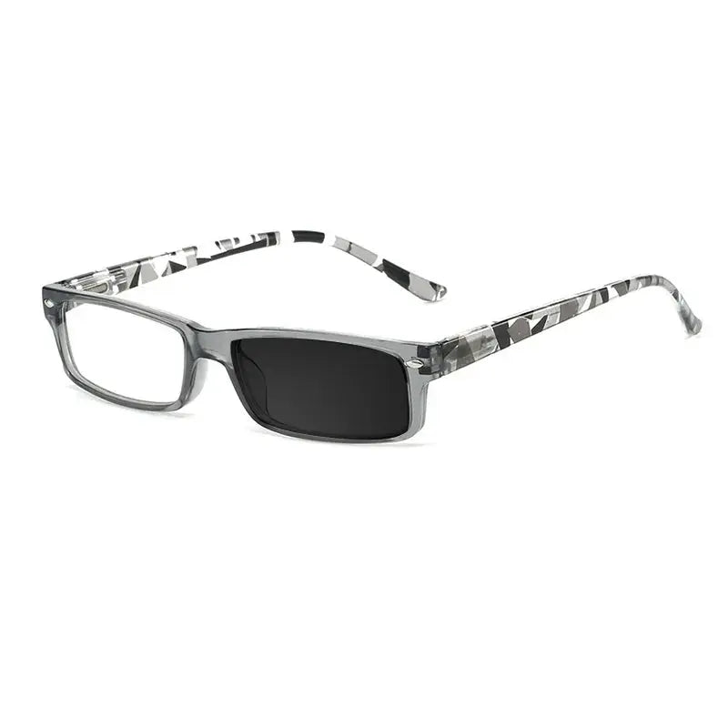 Women's Square Full Rim Alloy Reading Glasses 525004 — view 9 | Rx Spectacle