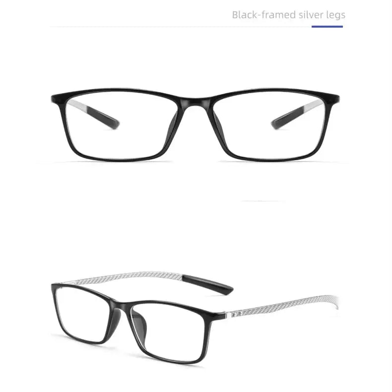 Unisex Square Full Rim TR90 Reading Glasses 0017 — view 7 | Rx Spectacle