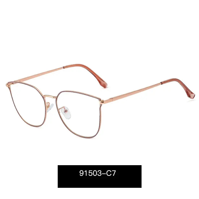 Women's Square Full Rim TR90 Prescription Glasses 91503 — view 11 | Rx Spectacle