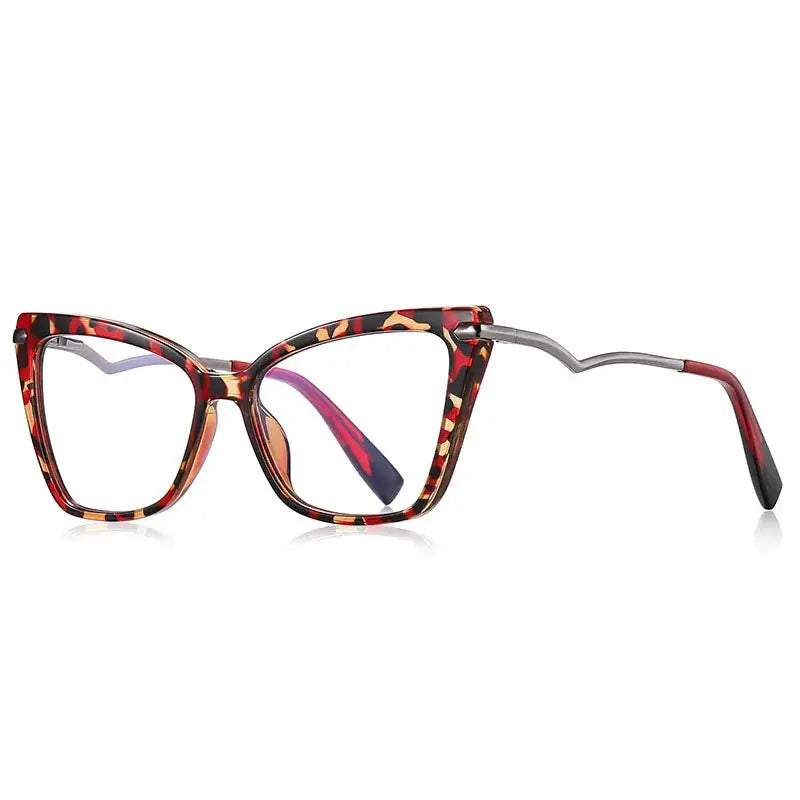 Women's Cat Eye Full Rim TR90 Prescription Glasses 21062 — view 5 | Rx Spectacle