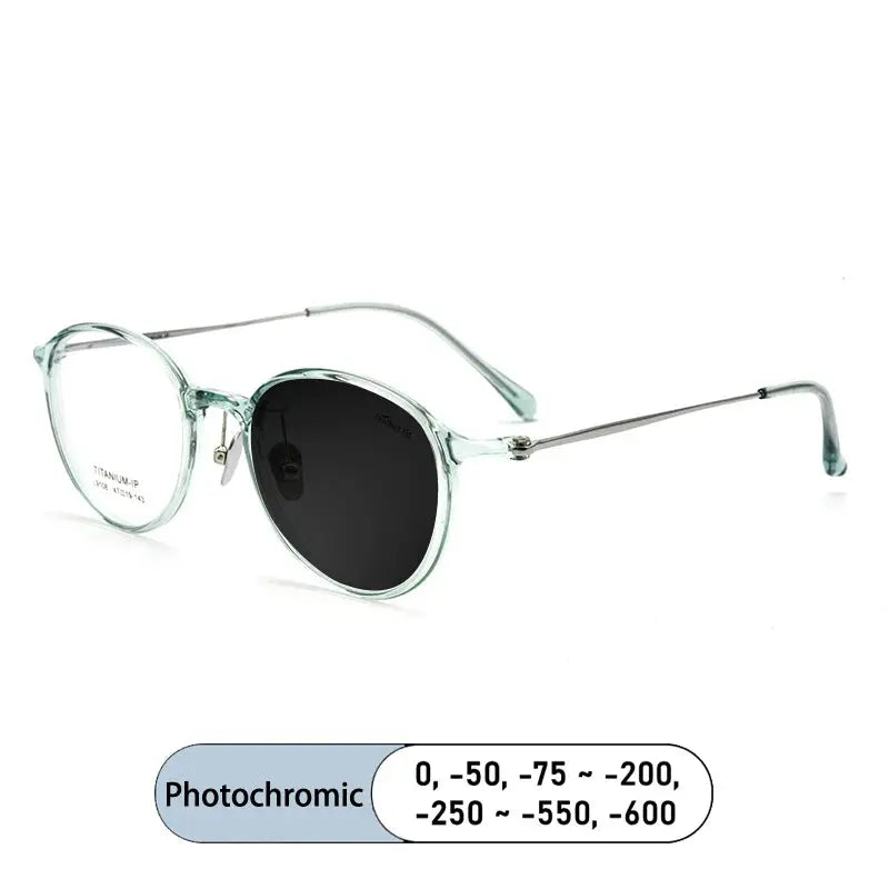 Women's Oval Full Rim Titanium Reading Glasses 39108 — view 6 | Rx Spectacle