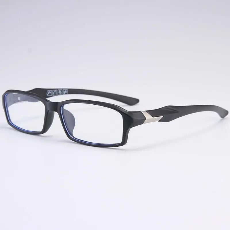 Men's Rectangular Full Rim TR90 Sports Glasses 6059 — view 7 | Rx Spectacle
