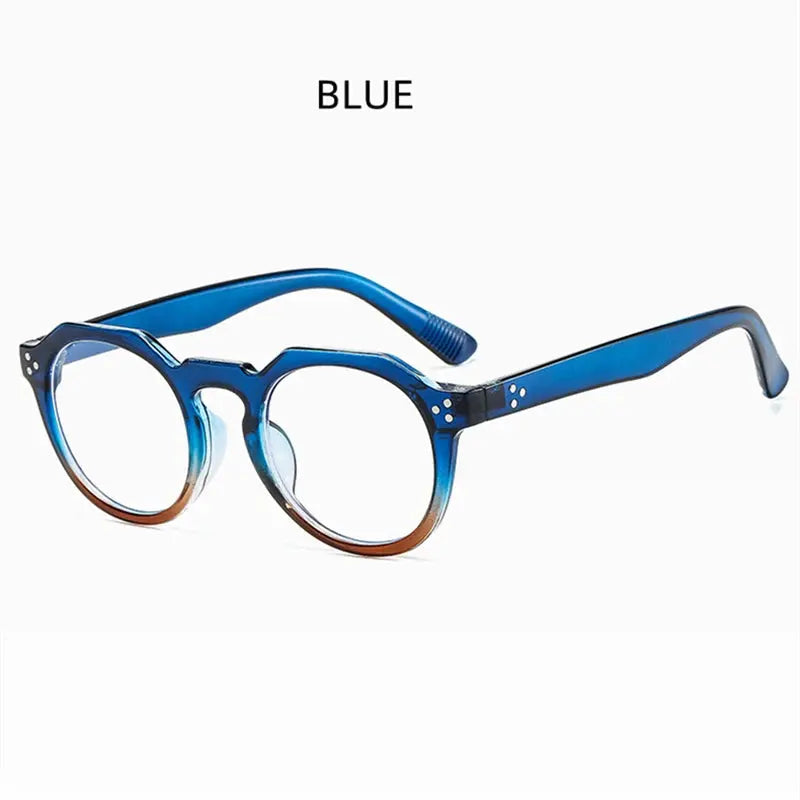 Unisex Round Full Rim Acetate Reading Glasses 3395 — view 7 | Rx Spectacle