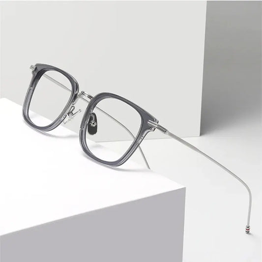 Unisex Square Full Rim Alloy Prescription Glasses Bmt905 — view 1 | Rx Spectacle