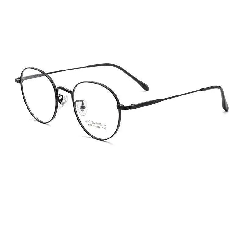 Unisex Polygon Full Rim Titanium Prescription Glasses Bt082t — view 5 | Rx Spectacle