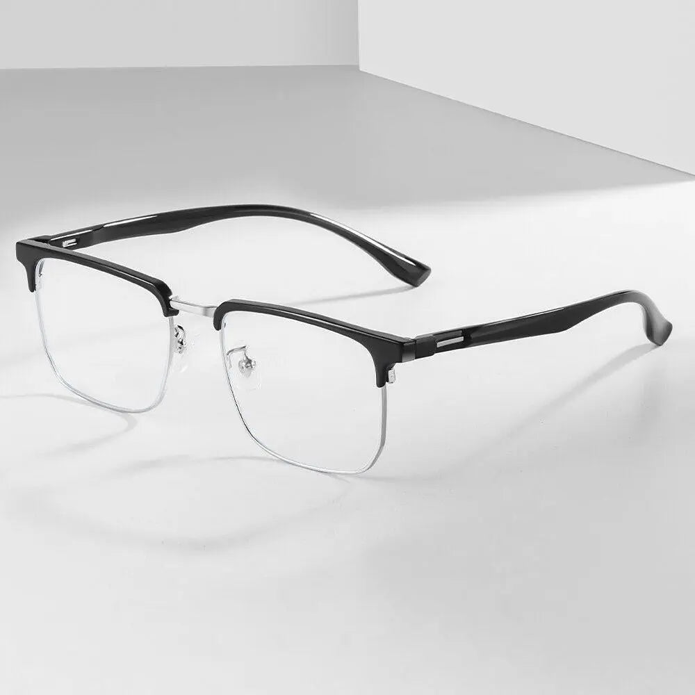 Unisex Square Full Rim TR90 Prescription Glasses Tm12 — view 9 | Rx Spectacle