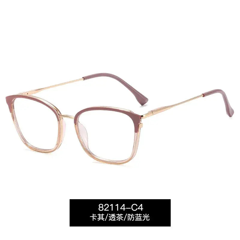 Women's Cat Eye Full Rim TR90 Prescription Glasses 82114 — view 8 | Rx Spectacle