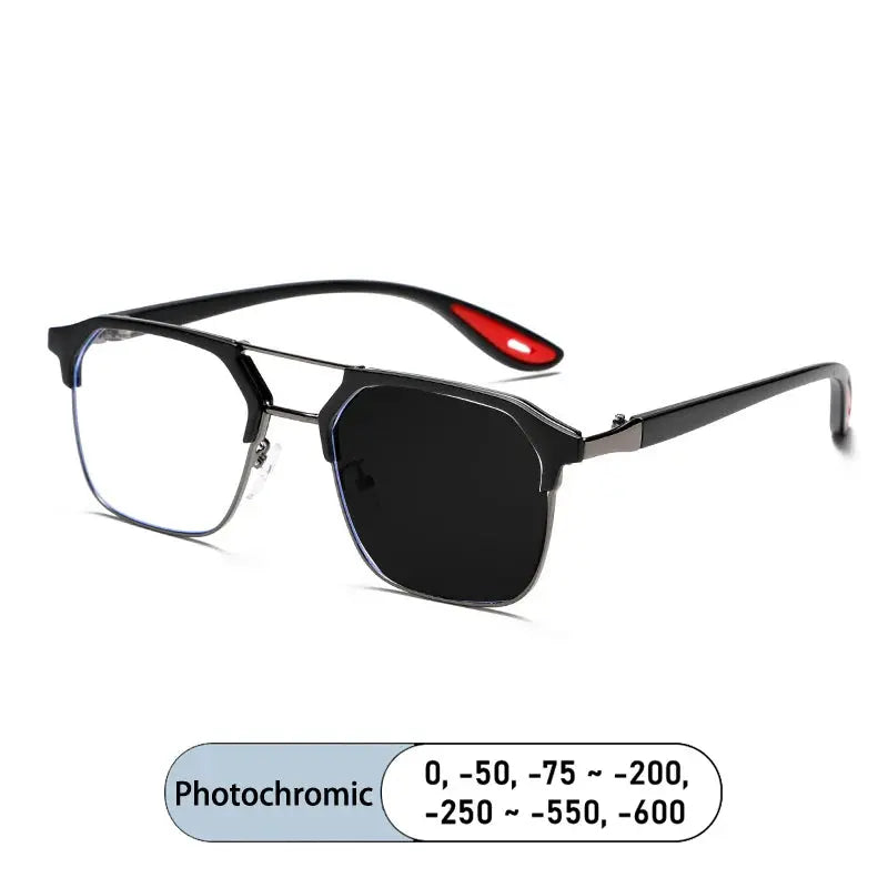 Unisex Square Full Rim TR90 Double Bridge Reading Glasses 968329 — view 3 | Rx Spectacle