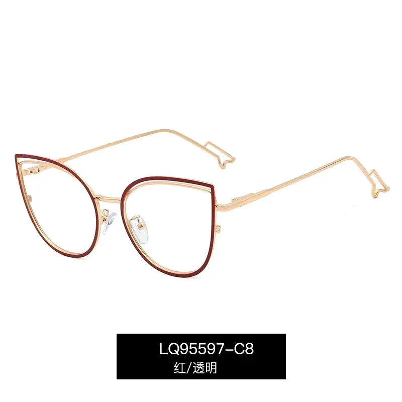 Women's Cat Eye Full Rim TR90 Prescription Glasses 95597 — view 3 | Rx Spectacle