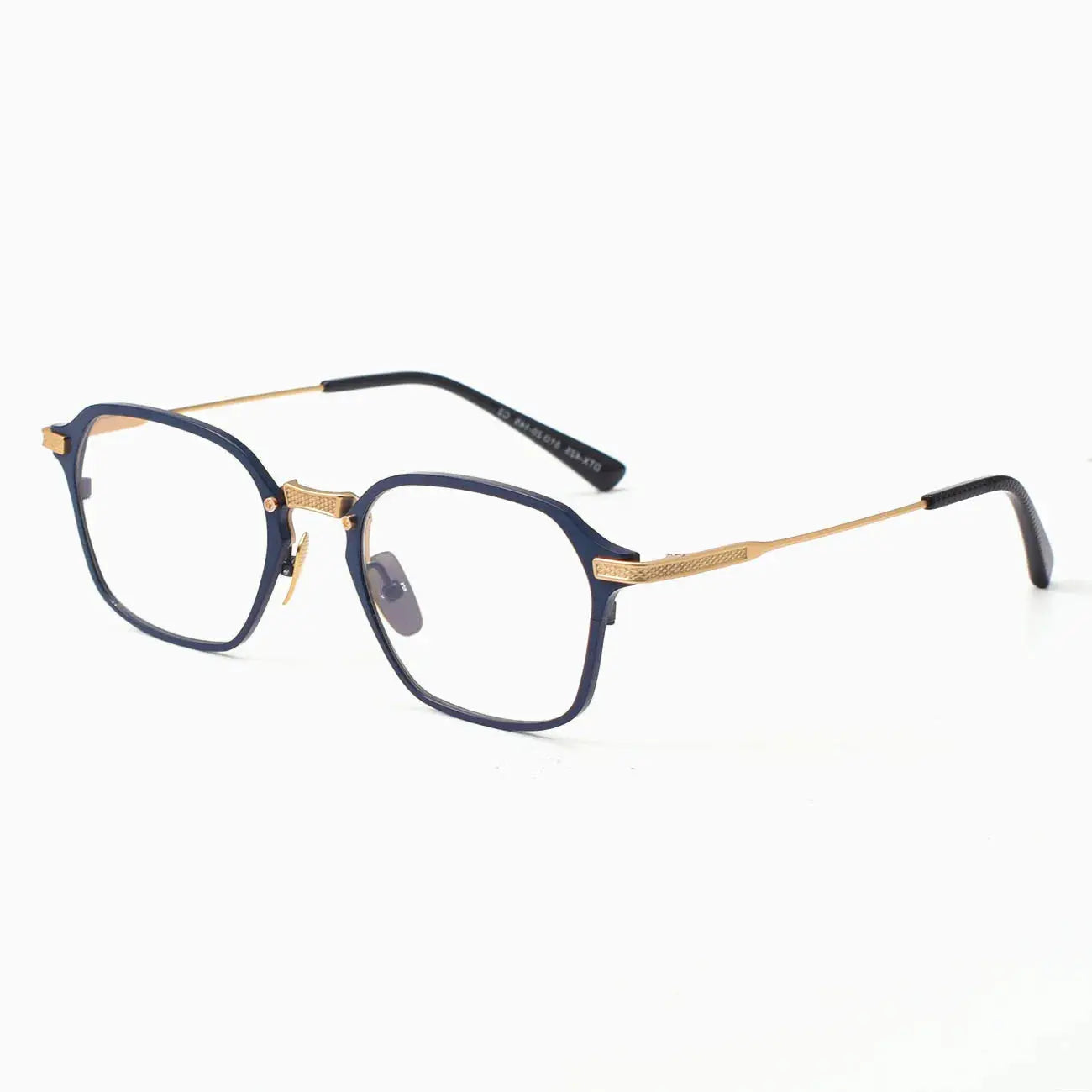 Unisex Square Full Rim Titanium Prescription Glasses 812425 — view 3 | Rx Spectacle