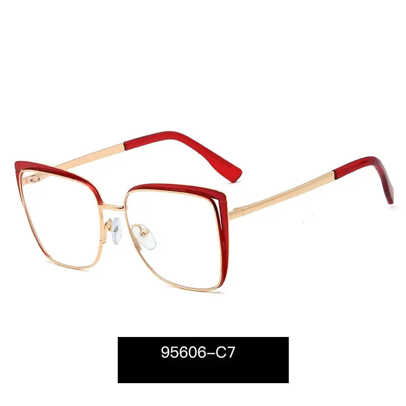 Women's Cat Eye Full Rim TR90 Prescription Glasses 795606 — view 9 | Rx Spectacle