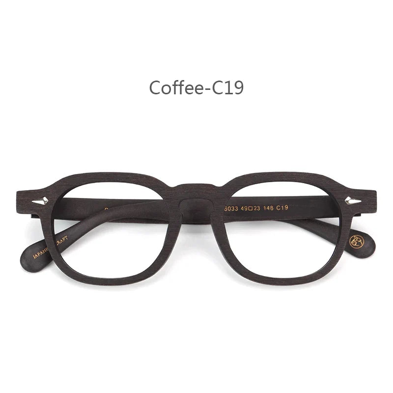 Men's Round Full Rim Acetate Prescription Glasses 818300 — view 3 | Rx Spectacle