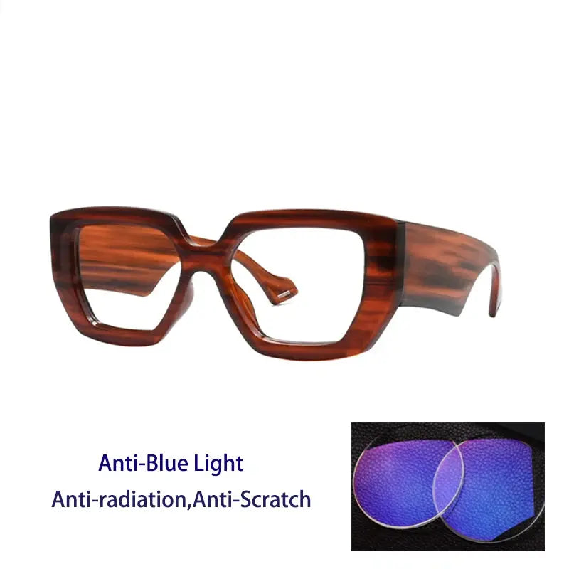 Unisex Square Full Rim Acetate Reading Glasses 86320 — view 12 | Rx Spectacle